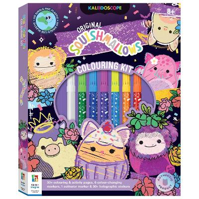 Kaleidoscope Colouring Kit: Squishmallows (Hardcover)