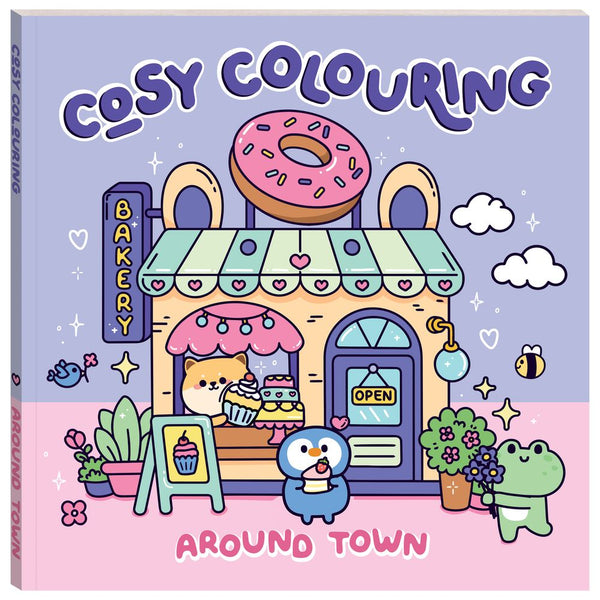 Cosy Colouring: Around The Town (Paperback)