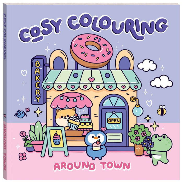 Cosy Colouring: Around The Town (Paperback)