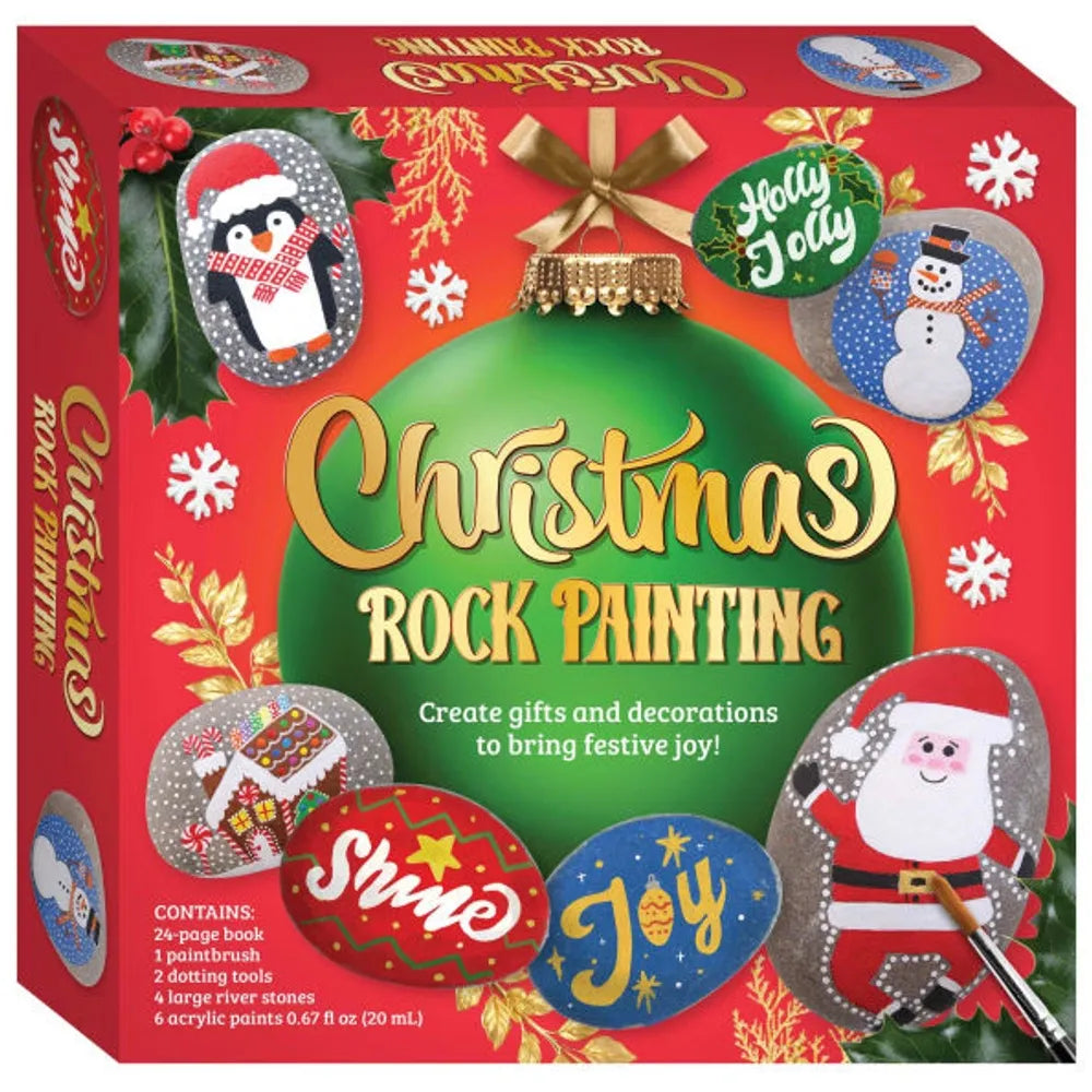 Craft Maker: Christmas Rock Painting Kit