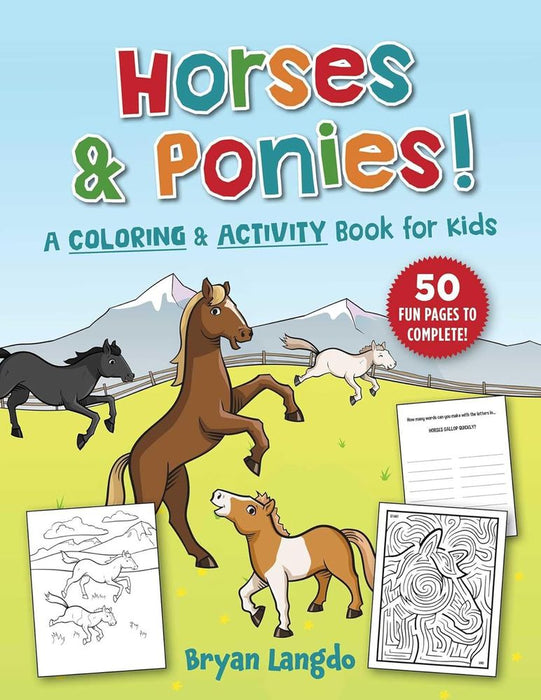Horses and Ponies! Coloring & Activity (Paperback)