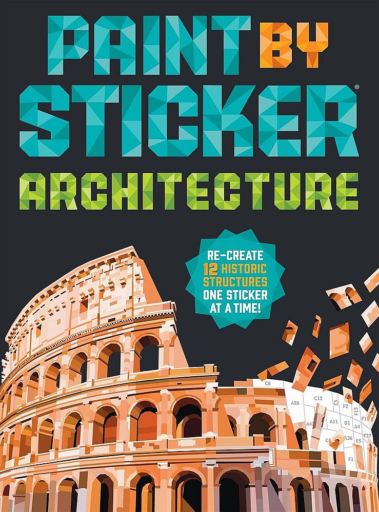Paint by Sticker: Architecture (Trade Paperback)