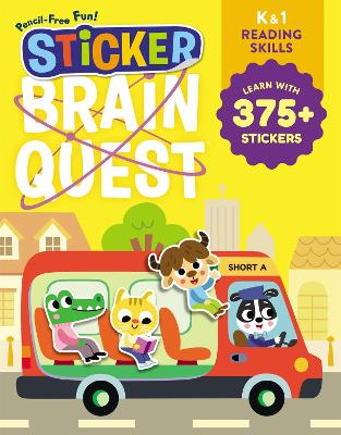 Sticker Brain Quest: Learn Reading Skills with Stickers For Grades K & 1