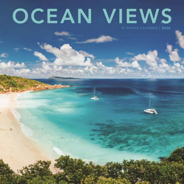 Ocean Views 2026 Wall Calendar