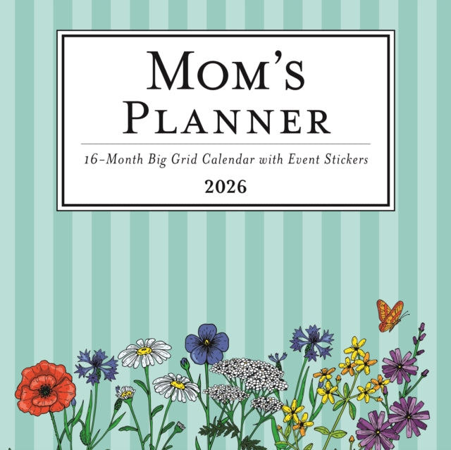 Moms Planner Wall Calendar 2026