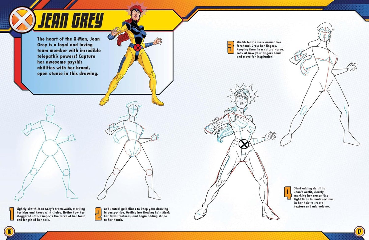 Marvel: The Official X-Men - How To Draw (Paperback)