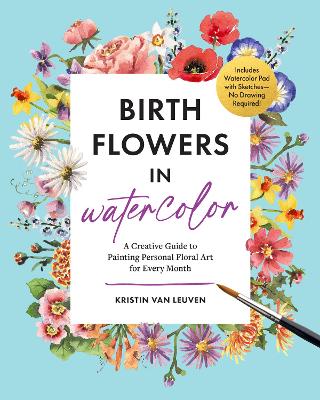 Birth Flowers In Watercolour (Paperback)