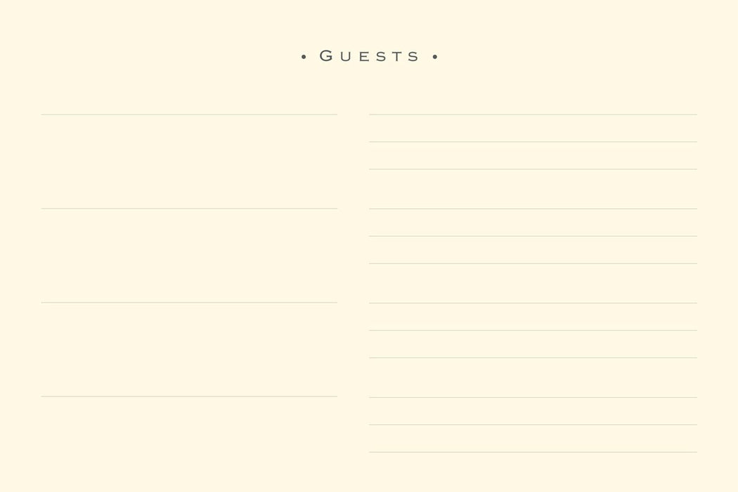 Midnight Black Artisan Guest Book (Hardcover)