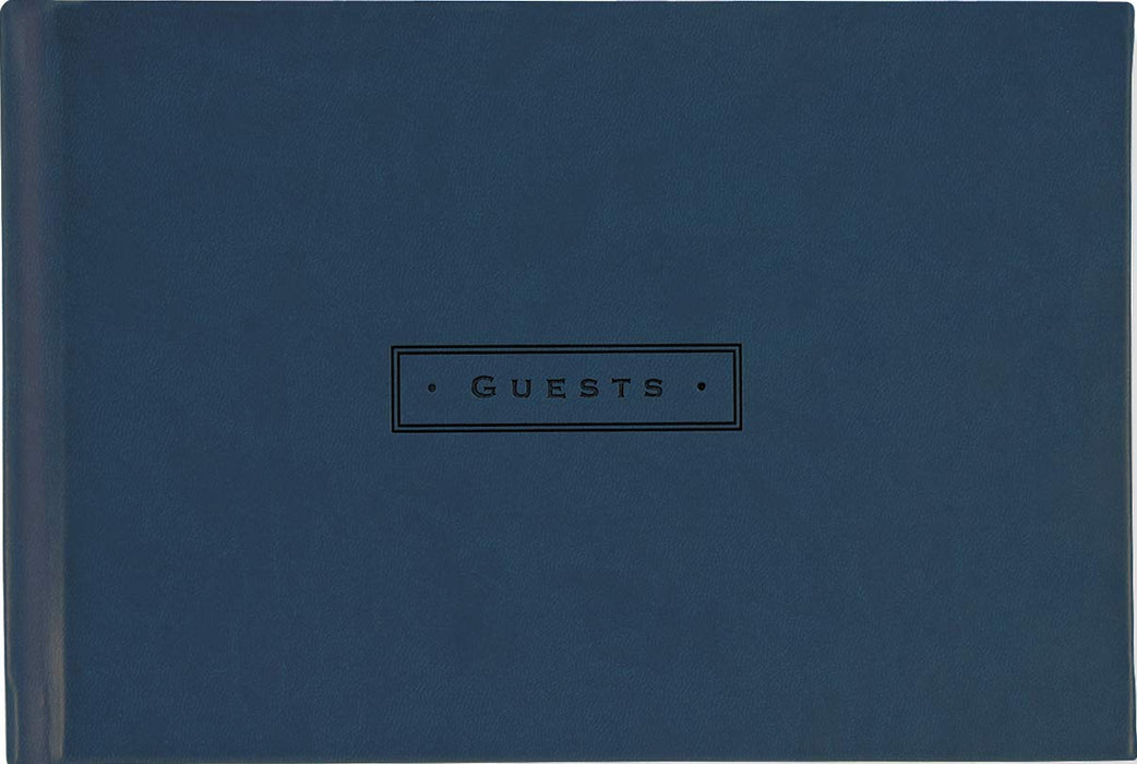 Midnight Black Artisan Guest Book (Hardcover)