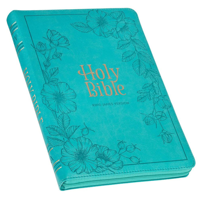 KJV Thinline Bible Large Print Teal
