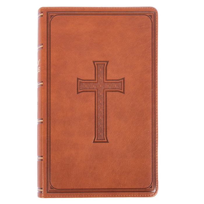 KJV Giant Print Bible Medium Brown (Imitation Leather)