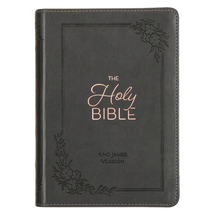KJV Compact Bible (Charcoal, Faux Leather)