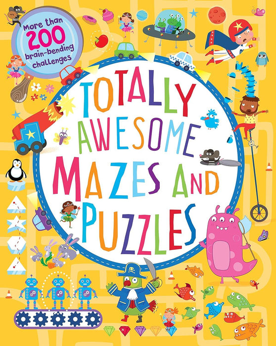 Totally Awesome Mazes  and Puzzles