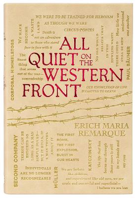 Word Cloud Classics: All Quiet On The Western Front (Trade Paperback)