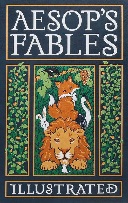 Aesop's Fables Illustrated (Leather-bound Hardcover)