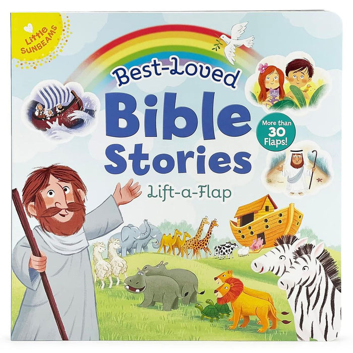 Best-Loved Bible Stories Children's Large Lift-a-Flap Board Book for Babies and Toddlers (Board Book)
