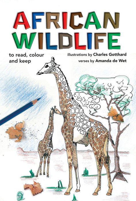 African Wildlife: To Read, Colour and Keep (Paperback)