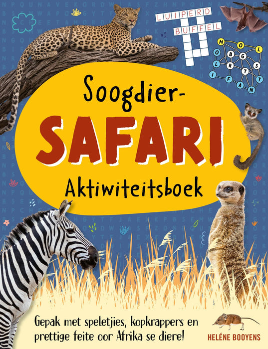 Soogdier-Safari Aktiwiteitsboek (Paperback)