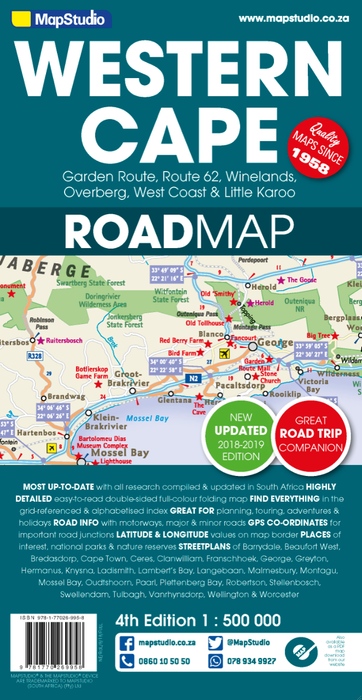 Western Cape Road Map - 5th Edition