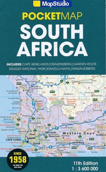 Pocket Map: South Africa 11th Ed (Map)