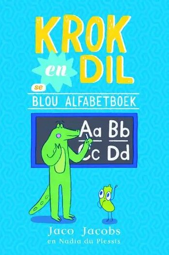 Krok En Dil Se Blou Alfabetboek
