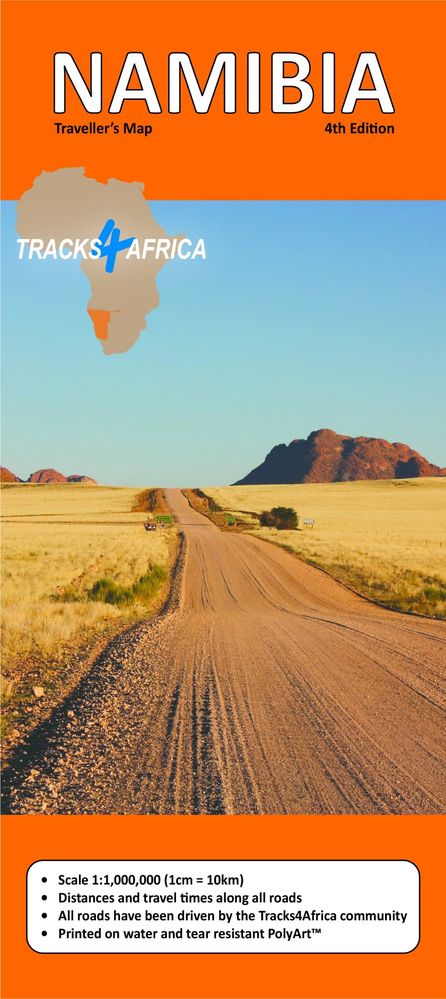 Namibia Map 5th Edition