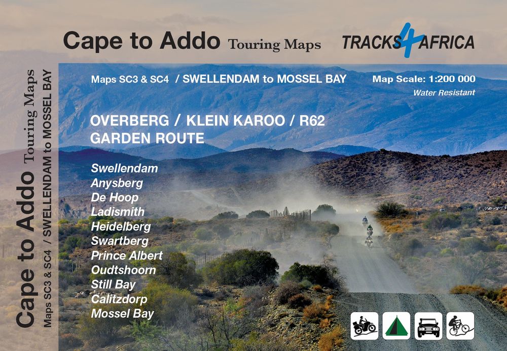 Cape to Addo: Swellendam to Mossel Bay (Map)