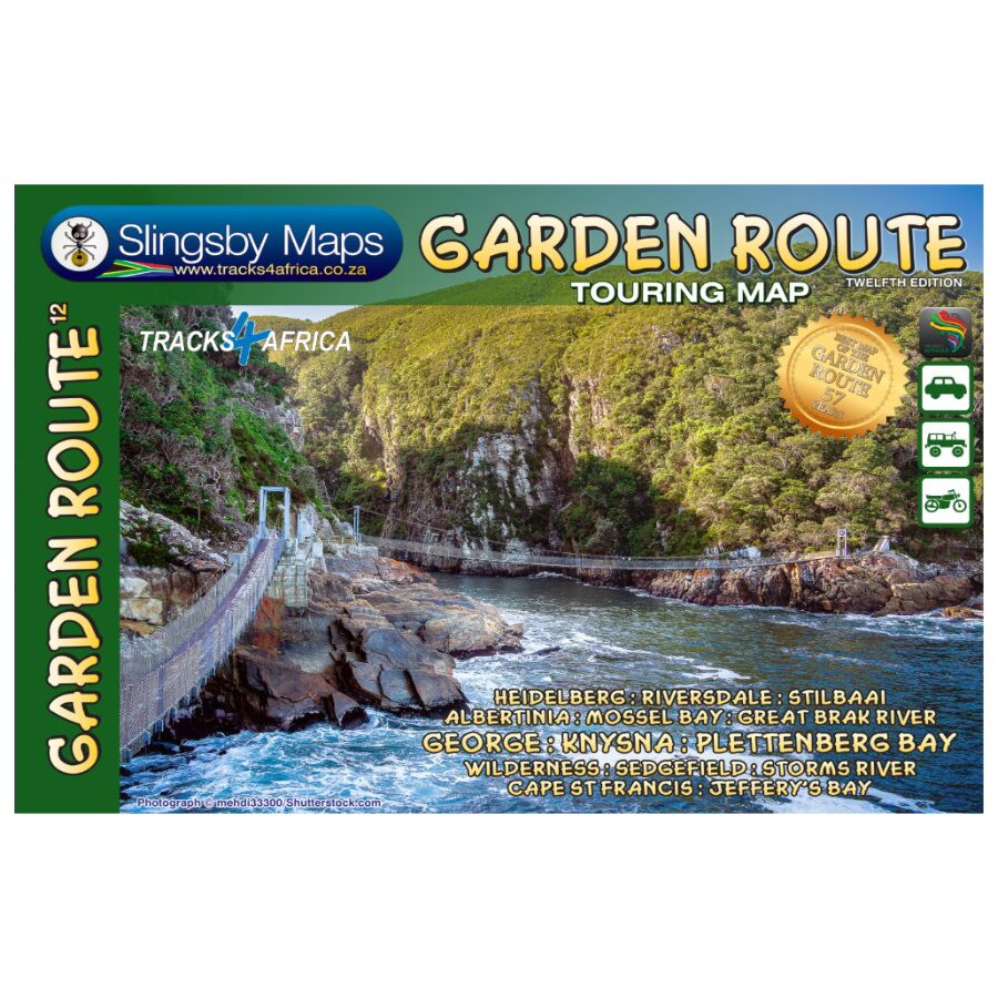 Garden Route Slingsby Map: 12th Edition (Paperback)