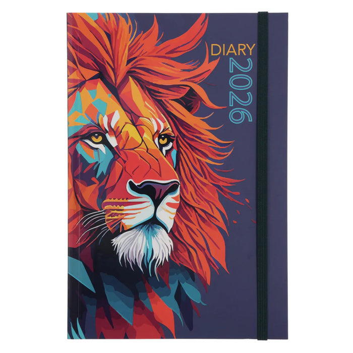 2026 A5 Daily Planner Lion (Paperback)