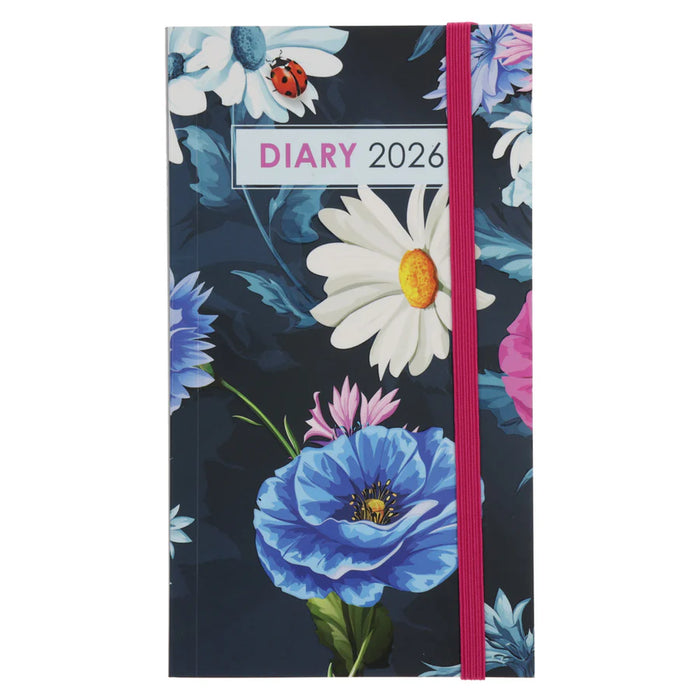 2026 Pocket Daily Planner Florals (Paperback)