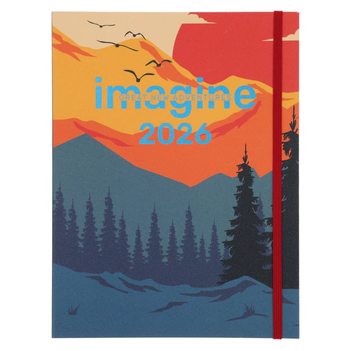 2026 Daily Planner Imagine Great New Adventures (Flexcover)