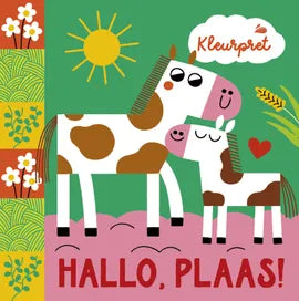 Kleurpret: Hallo, Plaas! (Board Book)