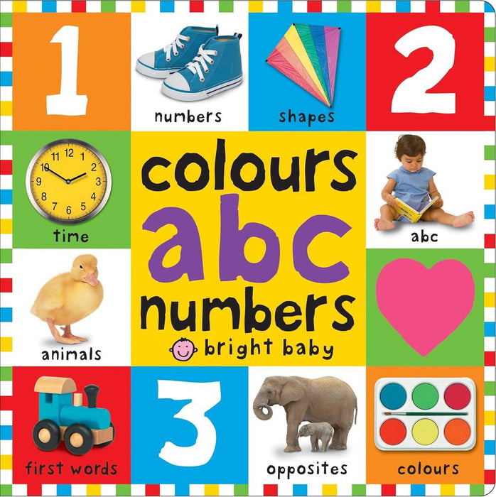 Colours ABC Numbers (Board Book)