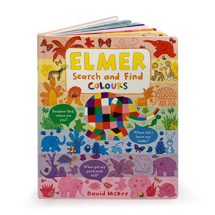 Elmer: Search & Find Colours (Board Book)