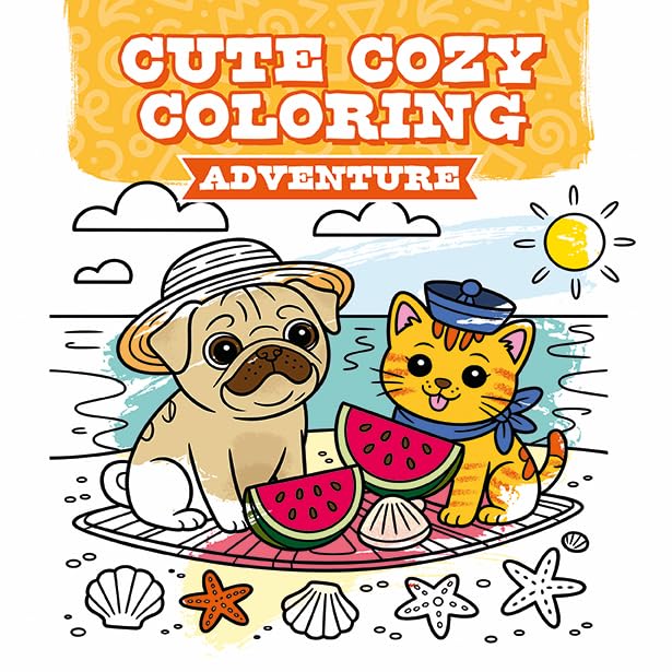 Cute Cozy Coloring: Adventure (Paperback)