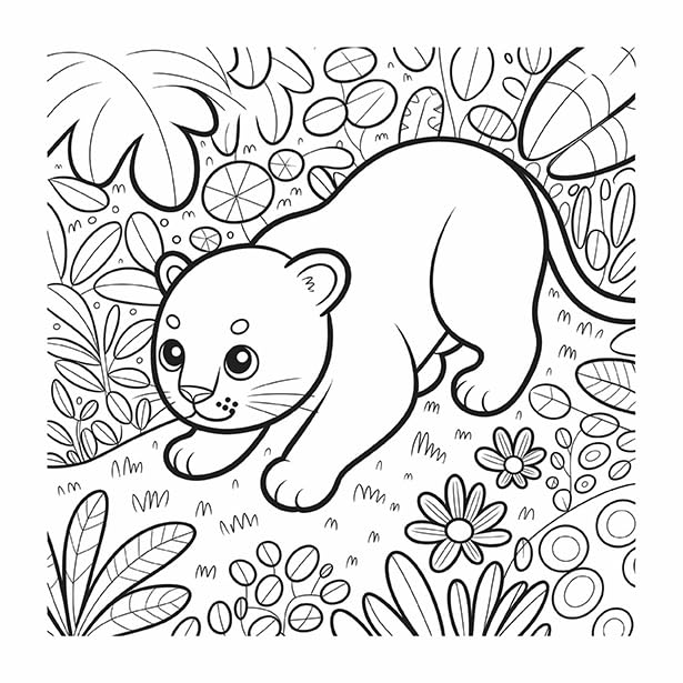 Cute Cozy Coloring: Jungle (Paperback)