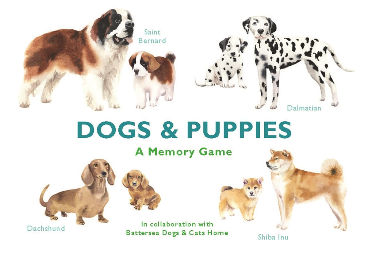 Dogs & Puppies: A Memory Game