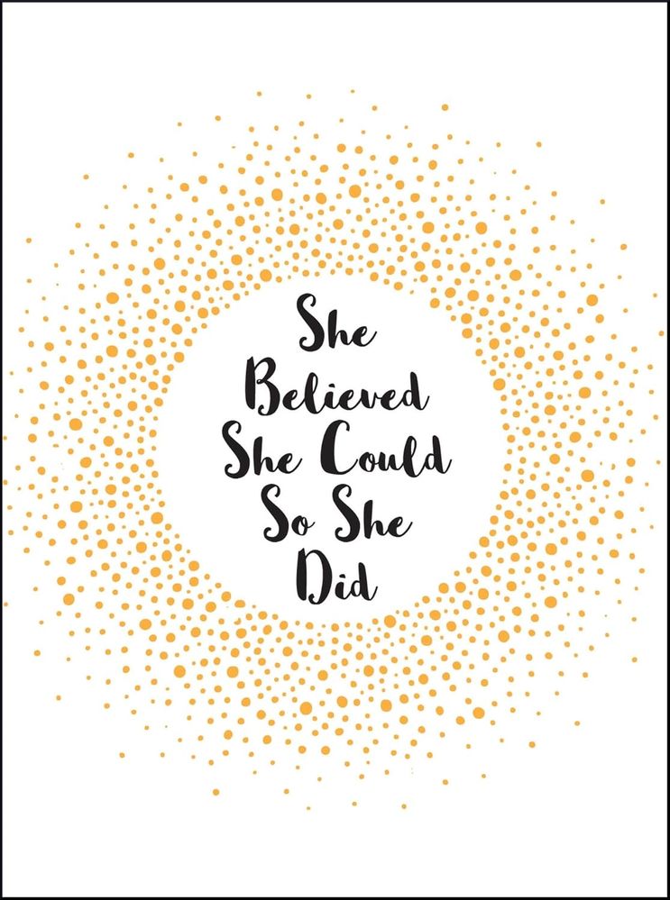 She Believed She Could So She Did: Inspirational Quotes for Women (Hardcover)