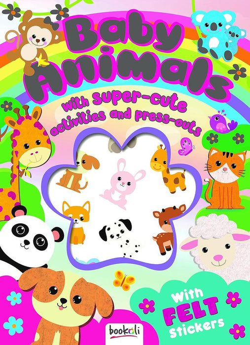 Baby Animals Puffy Felt Sticker Book