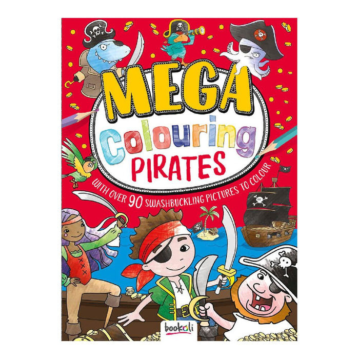 Mega Colouring Pirates (Paperback)