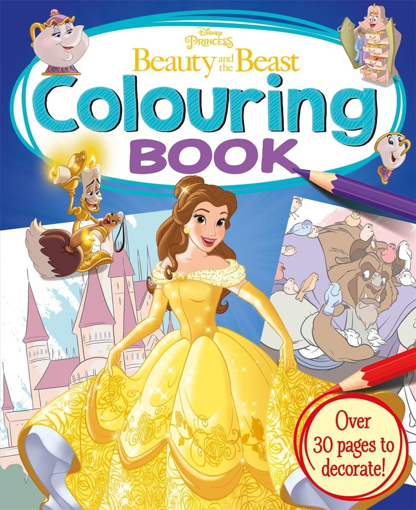 Beauty and the Beast Colouring Book