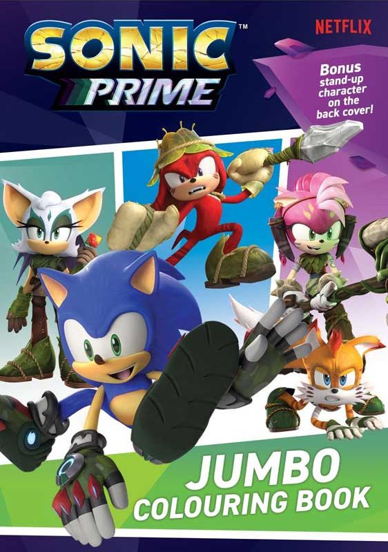 Sonic Jumbo Colouring Books