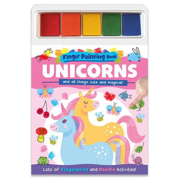 Finger Painting Book Unicorns