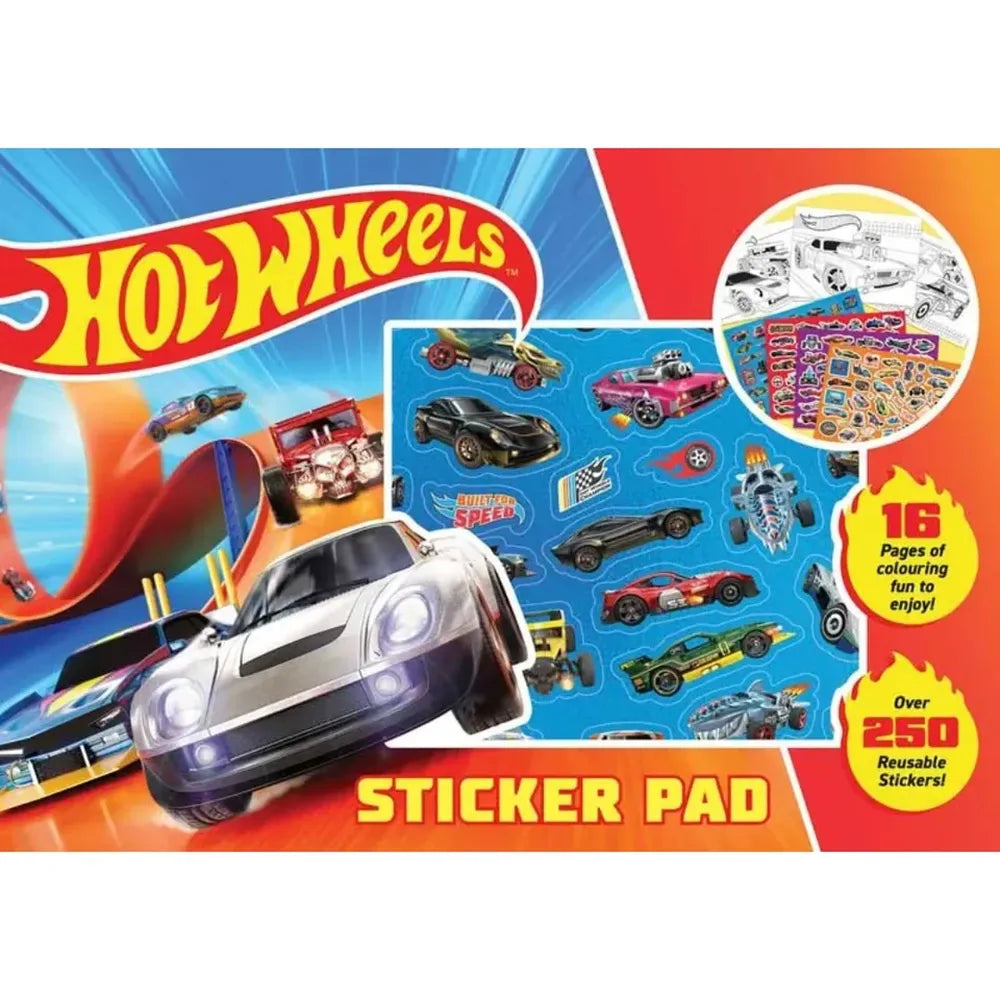 Hot Wheels Sticker Pad