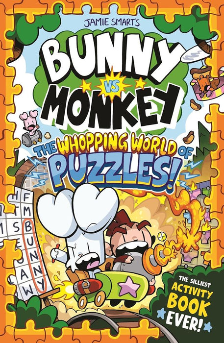 Bunny vs Monkey: The Whopping World of Puzzles (Paperback)