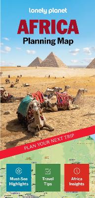 Lonely Planet: Africa Planning Map 2026 - 2nd Edition