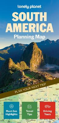 Lonely Planet: South America Planning Map 2026 - 2nd Edition