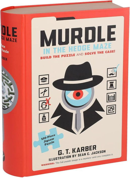 Murdle In The Hedge Maze: 500-Piece Jigsaw Puzzle