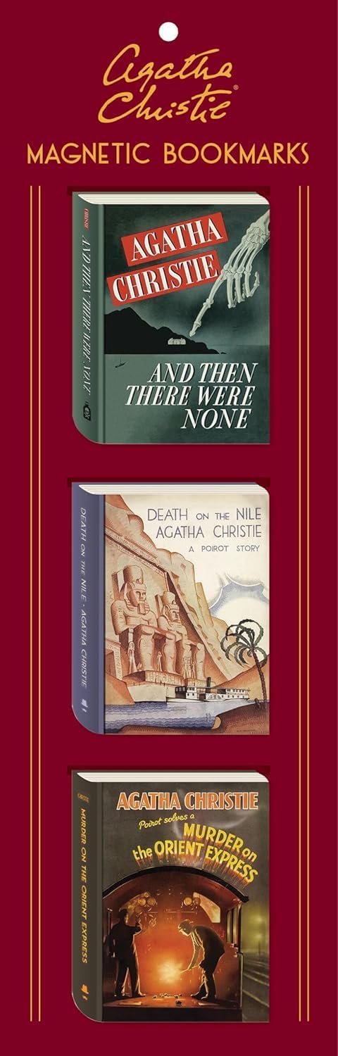 Agatha Christie Magnetic Bookmarks (Bookmark)