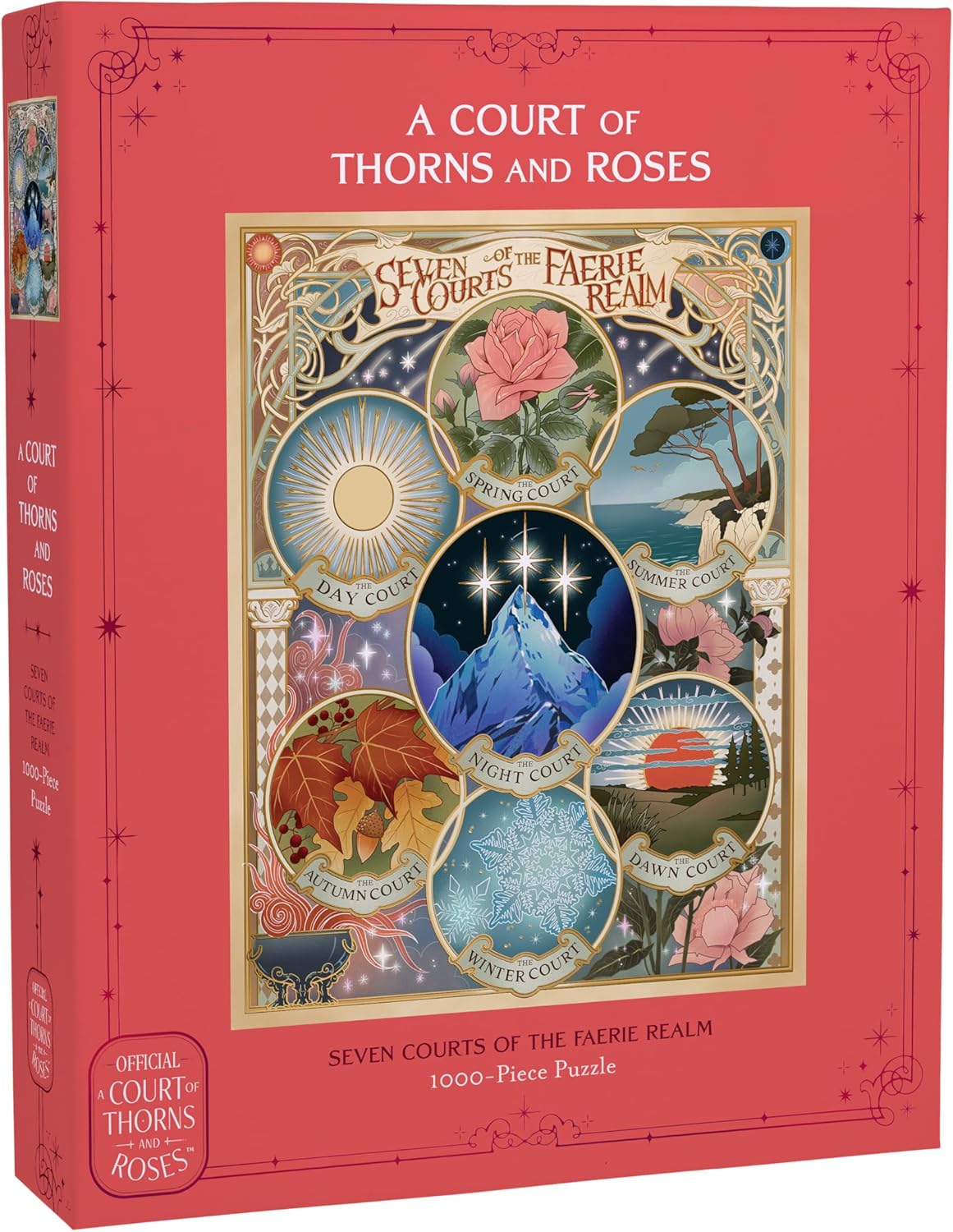 A Court of Thorns and Roses: Seven Courts of the Faerie Realm 1000 Piece Puzzle